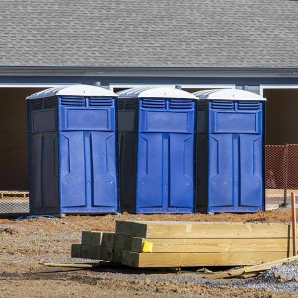 what is the maximum capacity for a single porta potty in Loup City